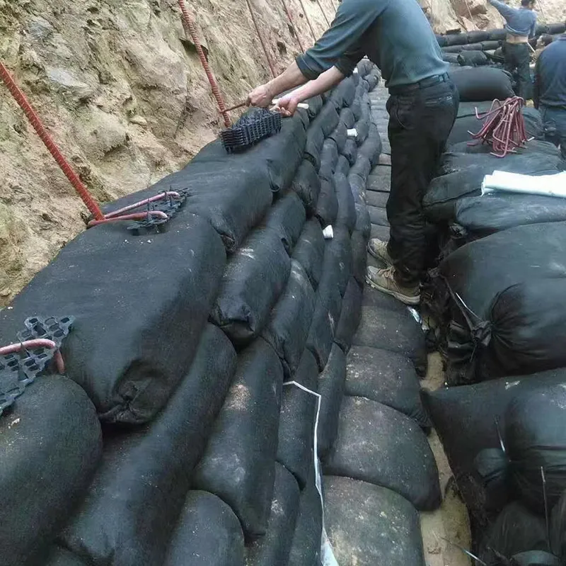 औद्योगिक 40*80 सेमी भूटेक्सटाइल जियोबैग राजमार्ग ढलान संरक्षण के लिए भूटेक्सटाइल जियोबैग वनीकरण रोपण घास बाढ़ नियंत्रण भूटेक्सटाइल जियोबैग 7