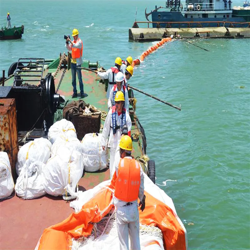 गाद पर्दा पीवीसी फ्लोटिंग गाद पर्दा रोकथाम बूम इको फ्रेंडली तेल फैलने वाला बूम जलीय वातावरण के लिए फ्लोटिंग गाद पर्दा 1