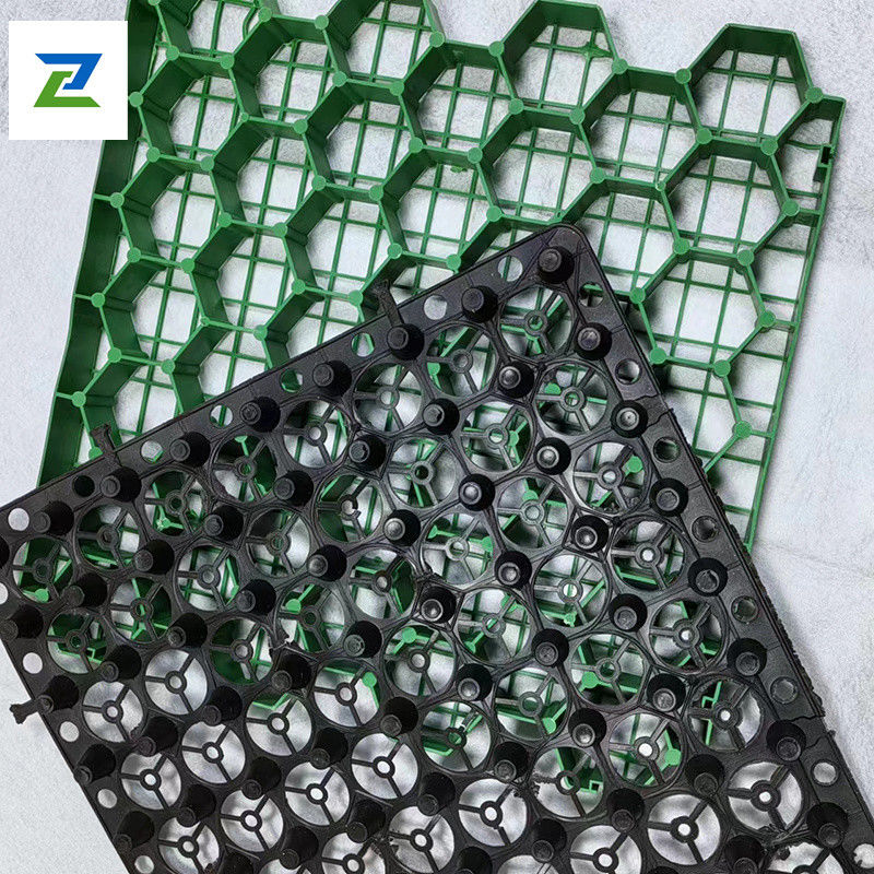 ड्राइववे के लिए टिकाऊ पर्यावरण के अनुकूल एचडीपीई घास ग्रिड पेवर, लॉन रिवर्सिंग, गार्डन लैंडस्केपिंग और पार्किंग लॉट ग्रावेल स्टेबलाइजेशन