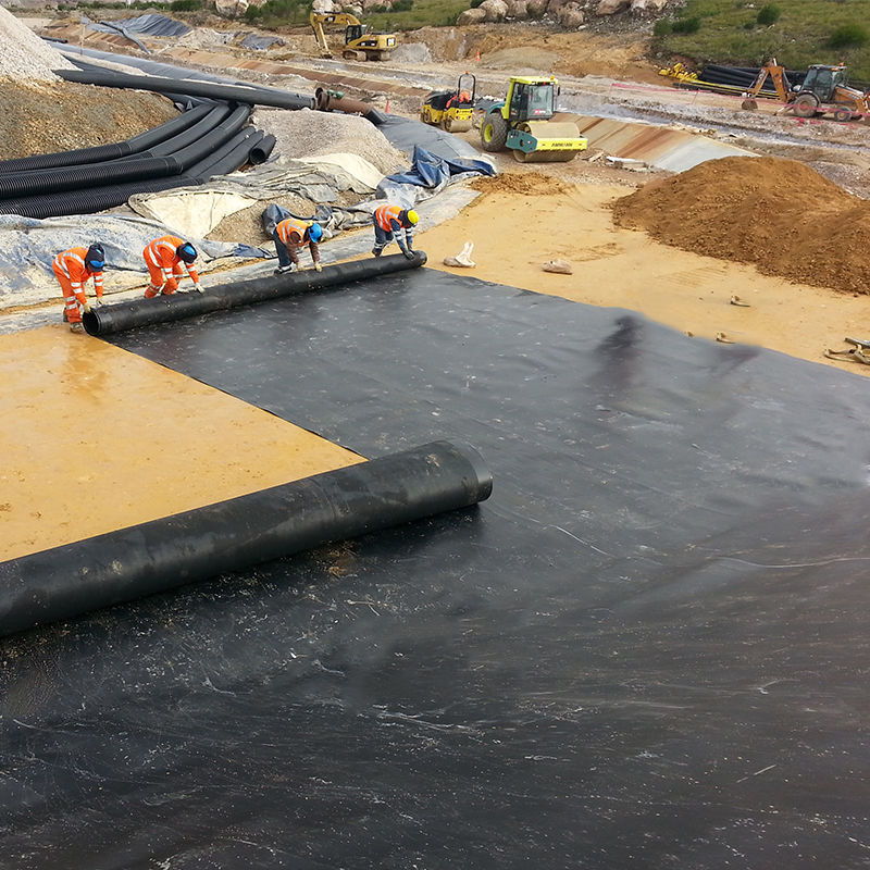 HDPE Geomembrane Pond liner for Landfill Aquaculture Mines Artificial Lake Shrimp Fishing Farm Dam Liner