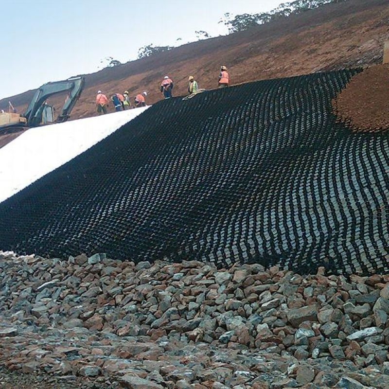 50MM 100mm 150mm HDPE जियोसेल ड्राइववे कटाव नियंत्रण बजरी स्टेबलाइजर गार्डन जल निकासी बोर्ड रोडबेड ढलान संरक्षण के लिए