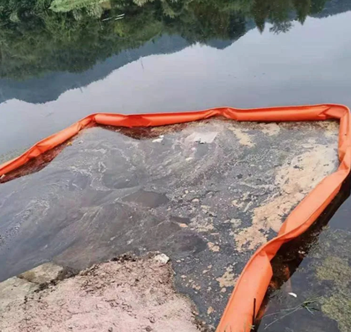 गाद पर्दा पीवीसी फ्लोटिंग गाद पर्दा रोकथाम बूम इको फ्रेंडली तेल फैलने वाला बूम जलीय वातावरण के लिए फ्लोटिंग गाद पर्दा