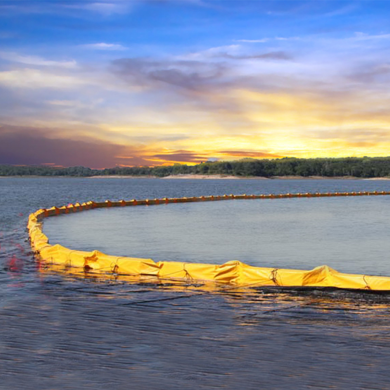 गाद पर्दा पीवीसी फ्लोटिंग गाद पर्दा रोकथाम बूम इको फ्रेंडली तेल फैलने वाला बूम जलीय वातावरण के लिए फ्लोटिंग गाद पर्दा