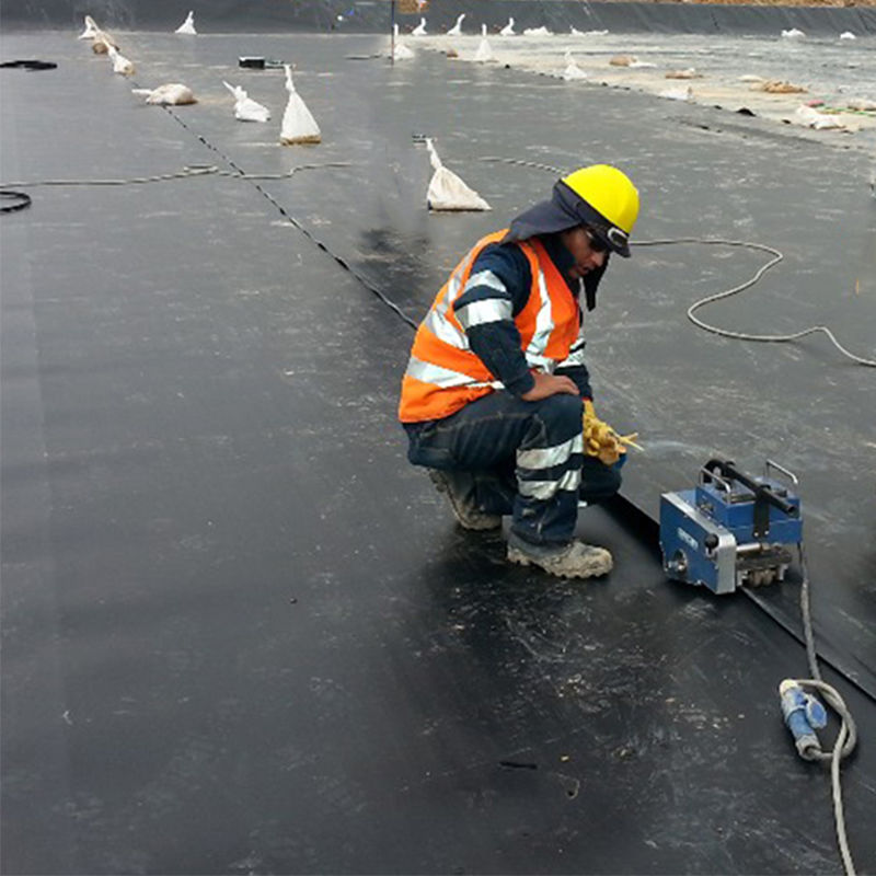 0.3mm/0.4mm/0.6mm/0.75mm/1mm/1.4mm/1.5mm 20mil 30mil 40mil एचडीपीई जियोमेम्ब्रेन तालाब लाइनर / जियोमेम्ब्रेन निर्माता फैक्टरी वितरक मूल्य