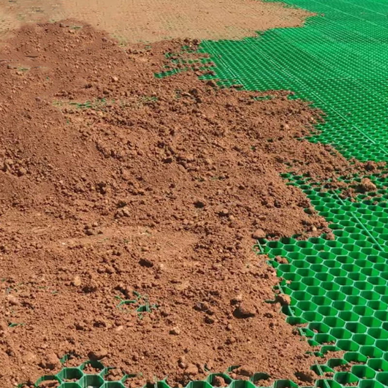 HDPE Honeycomb Plastic Grass Grid Paver Slope Protection Parking Lot Road Soil Stabilizer Height 38mm 48mm Driveway Gravel Grid