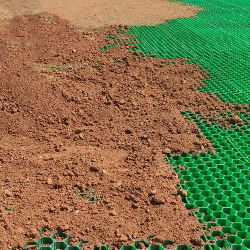 38 मिमी 48 मिमी 68 मिमी प्लास्टिक घास ग्रिड पेवर ग्रावल स्टेबलाइजर ग्रिड ड्राइववे, पार्किंग स्थल के लिए