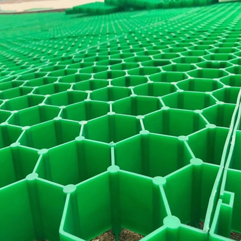 38 मिमी 48 मिमी 68 मिमी प्लास्टिक घास ग्रिड पेवर ग्रावल स्टेबलाइजर ग्रिड ड्राइववे, पार्किंग स्थल के लिए